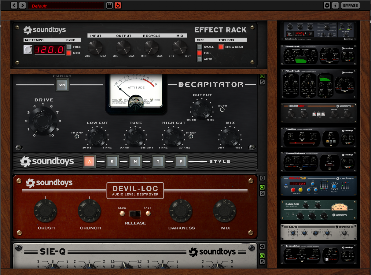 Soundtoys Effectrack